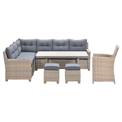 Garden Impressions Lounge dining set Alaska 6-delig links