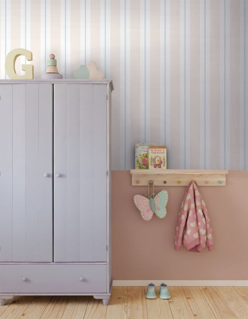 Sanders & Sanders behang strepen lichtbeige - 53 cm x 10 m - 640308