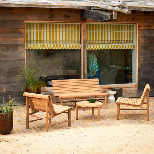 Tikamoon Outdoor salontafel in gerecycled massief teak - Naturel