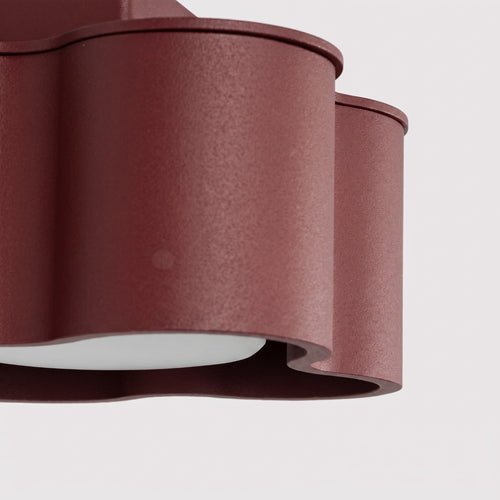 Sollux Lighting Plafondlamp OVIO 2 bordeaux Gx53 - 24,5x12x8cm