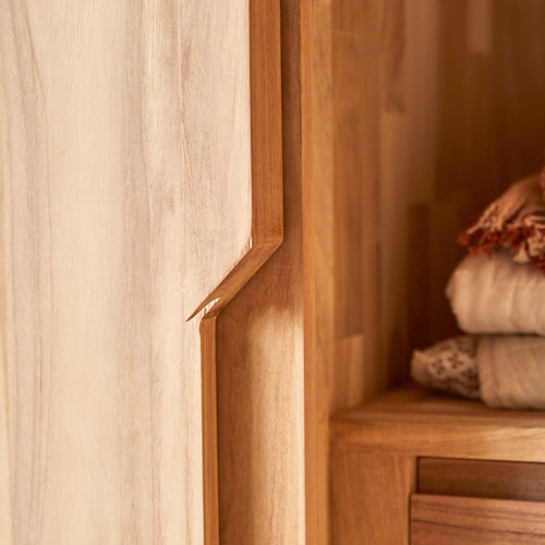 Tikamoon Kinderkast van massief teakhout - Naturel - vtwonen shop