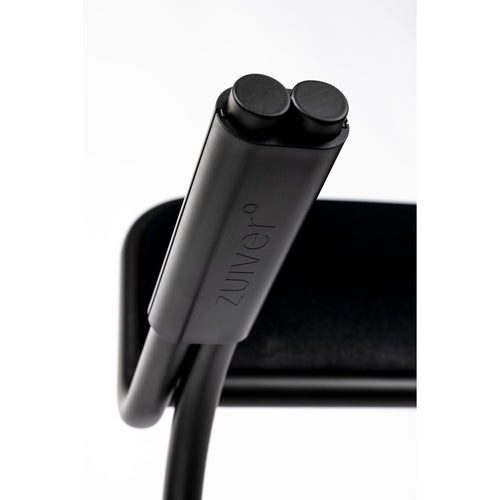 Zuiver Alba Eetkamerstoelen armleuning Zwart/Zwart - Set van 2