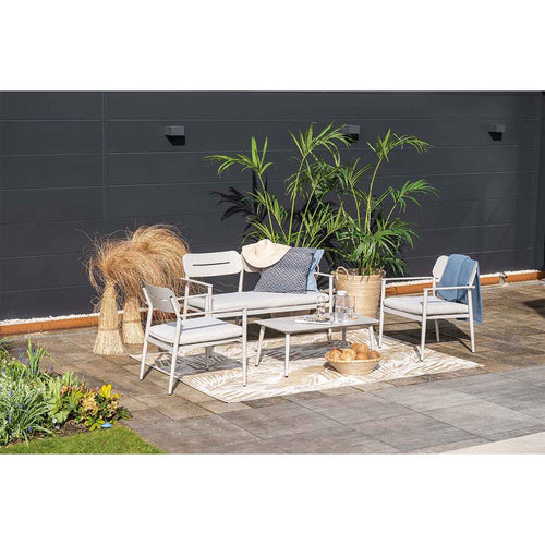 Garden Impressions loungeset Joss taupe 4-delig - vtwonen shop