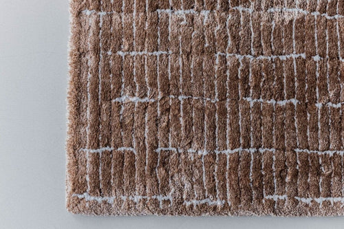 Interieur05 Vloerkleed Rectangle Bruin/Wit - 200 x 290 cm - vtwonen shop