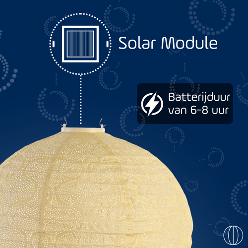 Lumiz solar lampion - pastel set - 3 stuks