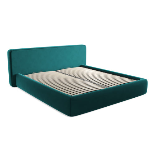 LaMiaSofa Bed met opbergruimte Firenze - velours - marien - 220x225x82