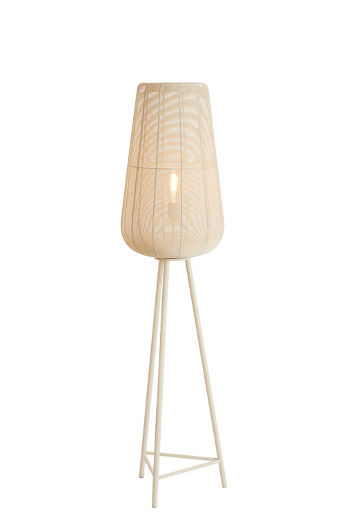 Light & Living vloerlamp ADETA - wit - Ø37x147cm