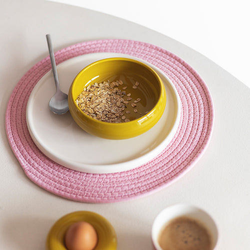 Ona - Kom 16xH5,5cm mustard yellow Billie - Set van 2