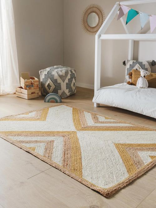 benuta kindervloerkleed Frieda - geel - 160x230 cm
