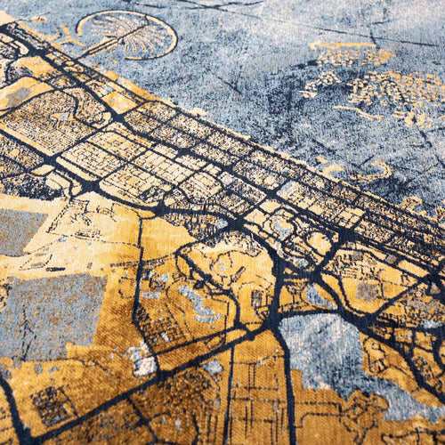 Louis De Poortere vloerkleed Gold Sea - multicolor - 100x140cm - vtwonen shop