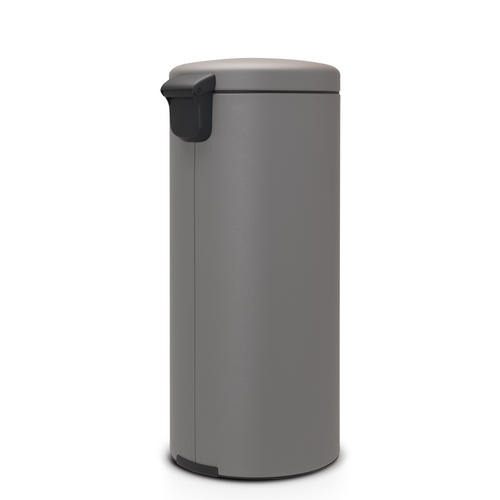 Brabantia NewIcon Pedaalemmer, 30 liter, kunststof binnenemmer - Mineral Concrete Grey