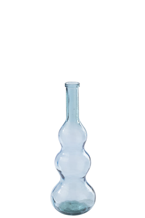J-Line vloervaas - glas - lichtblauw
