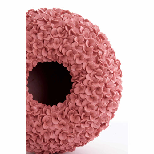 Light & Living vaas Phylia - rood - Ø38cm - vtwonen shop