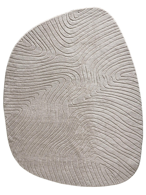 benuta wasbaar vloerkleed Pam - grijs - 230x310 cm