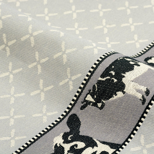 Luxe Keukendoek en Theedoek Koe Grijs - Bunzlau Castle - 100% biologisch GOTS katoen