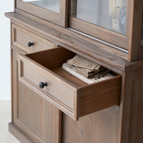 Tikamoon Massief grenen buffetkast 120 cm - Naturel - vtwonen shop