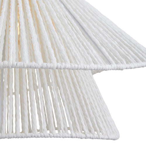 Hanglamp Rotan Wit Ø35 cm - Pendra