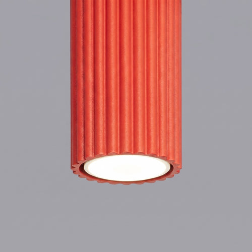 Sollux Lighting Plafondlamp KARBON 10 rood - 6,5x6,5x10cm