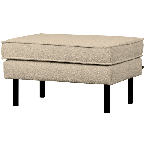 BePureHome hocker op poten Rodeo - Bouclé - Beige - 45x84x54 - vtwonen shop