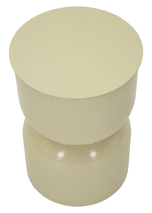 Mauro Ferretti bijzettafel - Ø 31x46 cm - crème