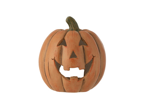 J-Line decoratie Pompoen - keramiek - karamel - vtwonen shop