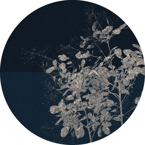 Sanders & Sanders zelfklevende behangcirkel tak donkerblauw - Ø 125 cm - 611770 - vtwonen shop