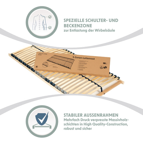 Home Deluxe lattenbodem VARI 90 x 200 cm - vtwonen shop