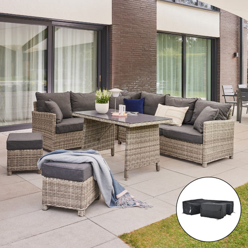 Home Deluxe BAHIA zitgroep met regenhoes