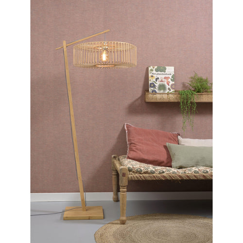 GOOD&MOJO vloerlamp Bromo - bruin - Ø40cm - vtwonen shop