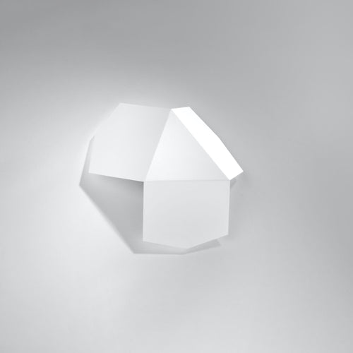 Sollux Lighting Wandlamp TRE wit - 30x30x8cm