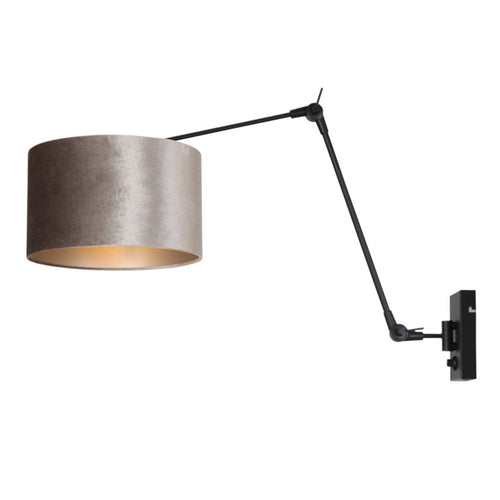 Steinhauer wandlamp prestige - 1 lichts - 90x 50 cm - zwart zilver