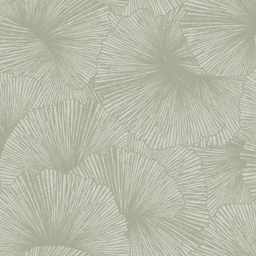 Origin Wallcoverings behang 3D-motief bladeren vergrijsd groen - 50 x 900 cm - 348008 - vtwonen shop