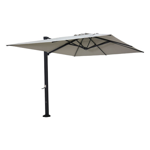Hawaii Emperor parasol - 3x4 m - carbon black - zand