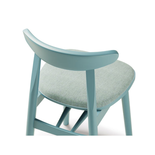 Set van 2 stoelen Bony structurele stof munt - 47x42x80cm