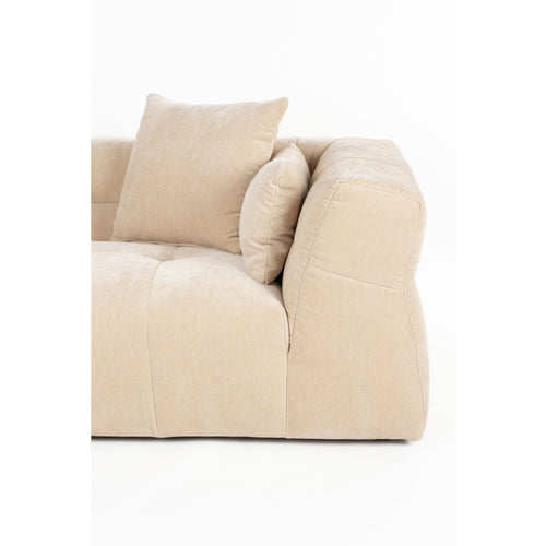 Dutchbone Hodge Bank met Chaise Longue Links Beige
