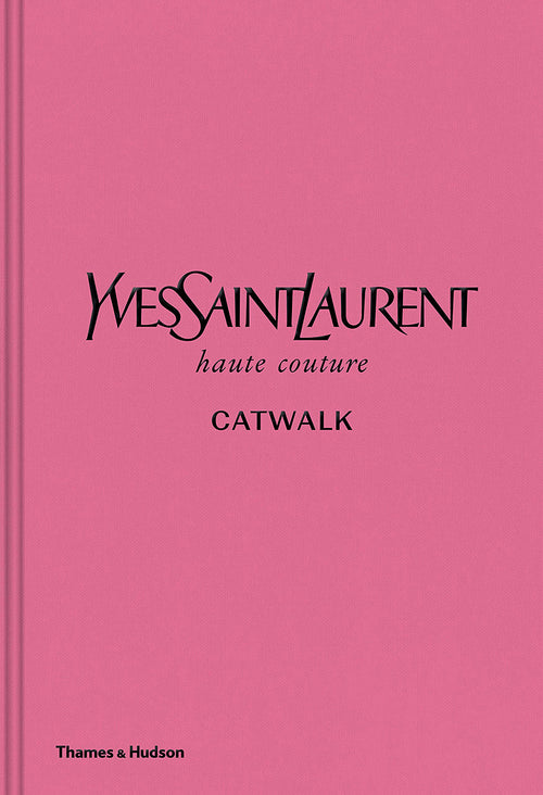 New-Mags koffietafelboek Yves Saint Laurent Catwalk - roze - 20 x 5.1 x 28.5 - vtwonen shop