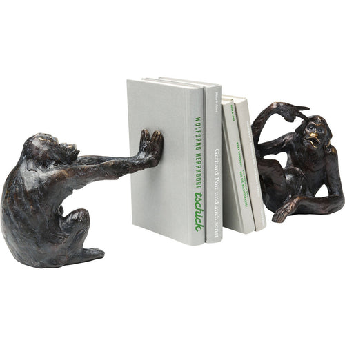 Kare Design Boekensteun Monkey (2/Set) - vtwonen shop