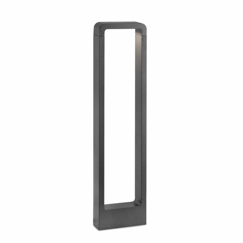 Faro Das - LED-tuinpaal voor buiten donkergrijs IP54