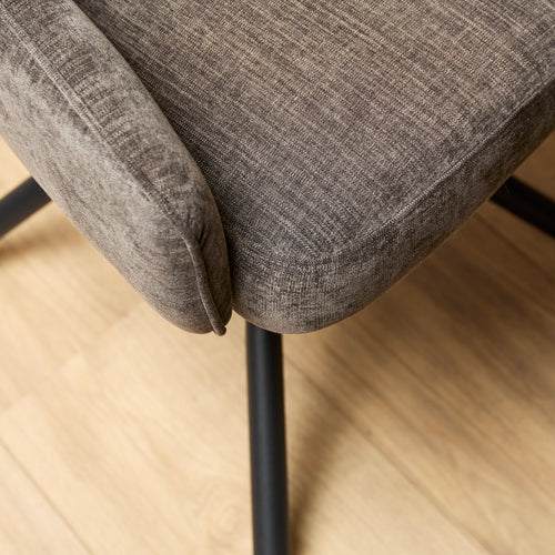 Starfurn  eetkamerstoel Hanna - bruin - 65x62x89cm