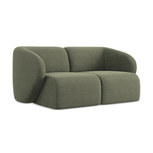 LaMiaSofa Tweezits modulaire bank Cervo - bouclé - olijf - 174x94x75