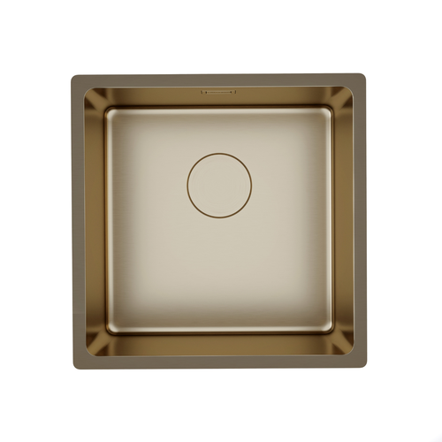 LOMAZOO Spoelbak Keuken Axiom - 40 x 40 cm - Goud - RVS