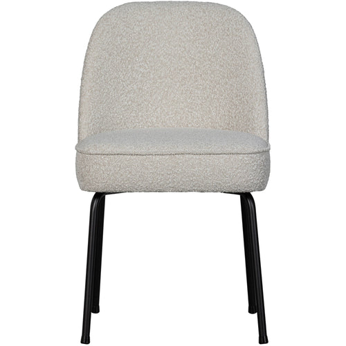 WOOOD eetkamerstoelen Vogue - Bouclé - Naturel - Set van 6