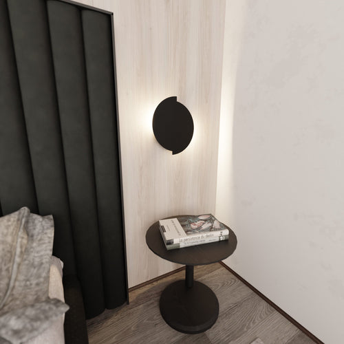 Emibig wandlamp Form - 2 lichts - 8  x 32   cm - zwart