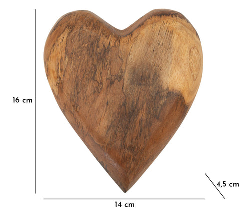 Mauro Ferretti hart - 16x14x4,5 cm