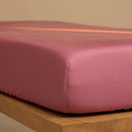 Coco & Cici - TENCEL Twill Hoeslaken Dusty Rose - 180x200x30