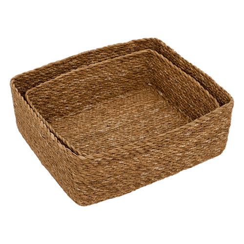 Urban Nature Culture manden Dorno, set of 2 Natural - 28.5x25x10cm - vtwonen shop