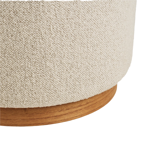 Artichok Dawn Ronde Poef Zand - Ø 50 x 41 cm - vtwonen shop