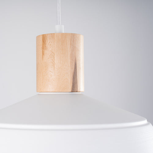 Sollux Lighting Hanglamp FANO wit - 34x34x120cm