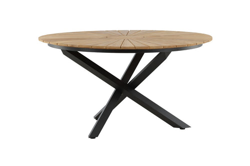 Rebellenclub Ronde Tuintafel Tonga - ¿140 cm - Zwart - vtwonen shop