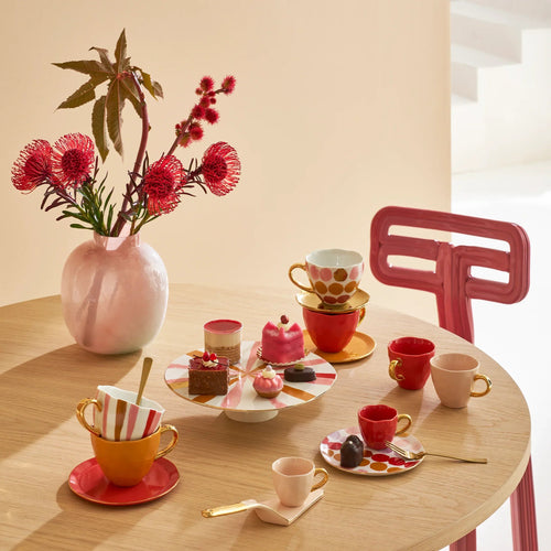 Urban Nature Culture Good Morning kopje Cappuccino/Tea - Old Pink - 11x8cm